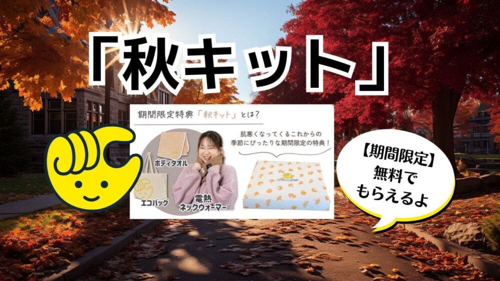 年内最後のビッグチャンス】チョコザップの「秋キット」が新登場【10月