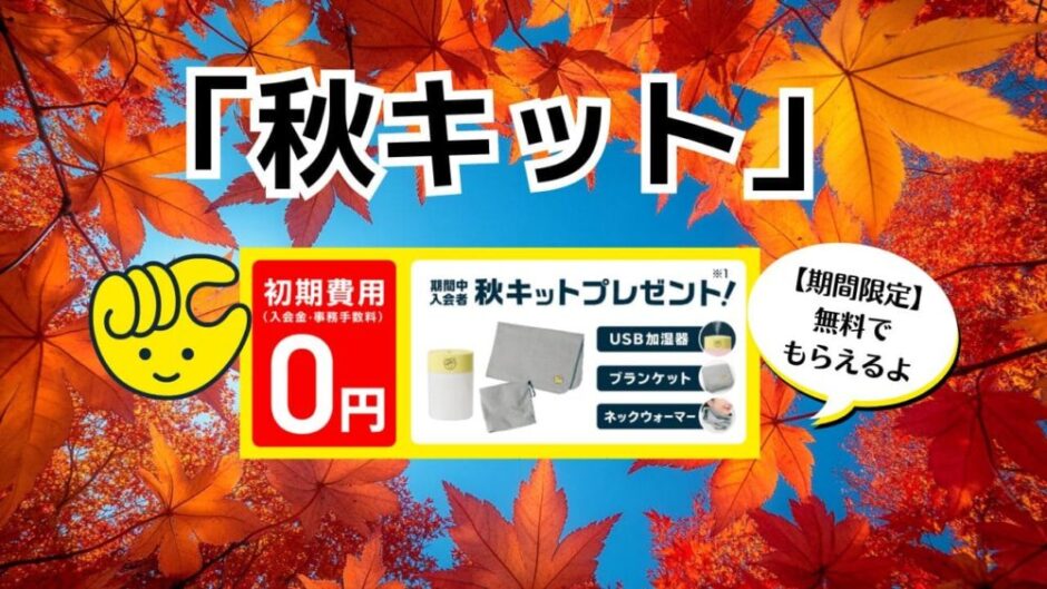 年内最後！？秋満喫キャンペーン】チョコザップの「秋キット」が新登場【11月15日まで！】 | ちょいトレナビ